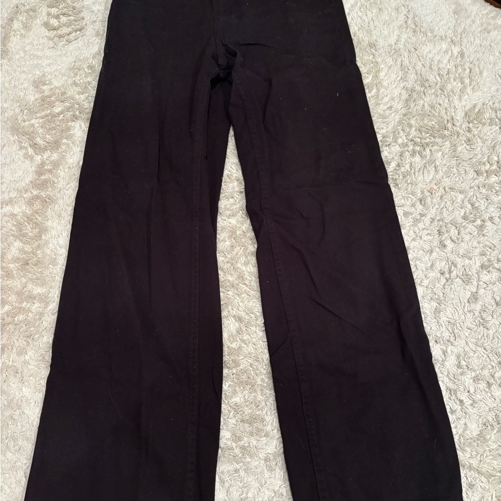 Black Wide-Leg Pants